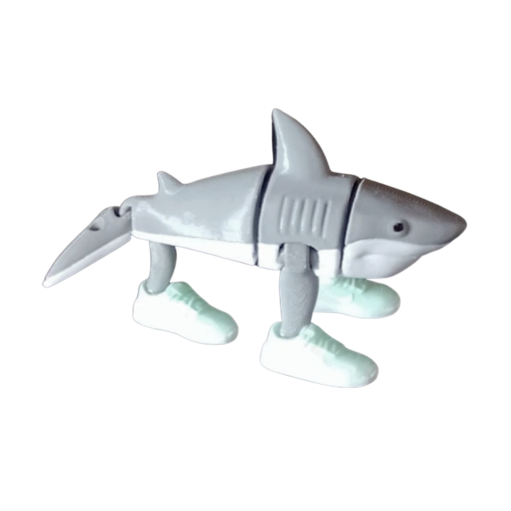 Figura Articulada: ¡Tiburón Tralalero Tralala! (Shark Drip 3D)