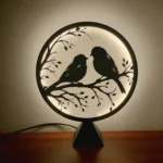 Velador de Noche 3D con Luz LED – Decoración Moderna (22 cm) - Imagen 3