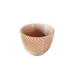 Maceta Cónica Textura Espiral para Suculentas – Diseño Dinámico Impresión 3D