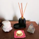 Set Porta Difusor Saphirus y Bandeja Organizadora – Diseño Escultórico Curvo Impresión 3D - Imagen 2