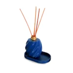 Porta Difusor Saphirus y Bandeja Organizadora – Diseño Escultórico Dorado Metalizado Impresión 3D - Imagen 3