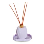 Set Porta Difusor Saphirus y Bandeja Organizadora – Diseño Escultórico Curvo Impresión 3D - Imagen 3